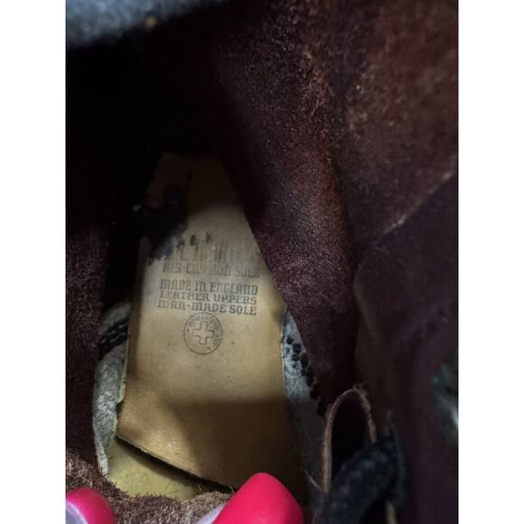 Doc Dr Martens Cherry Red Leather Boots Made In England 5 Mens/6 Wmns?‎ 8-Eye - Picture 7 of 10
